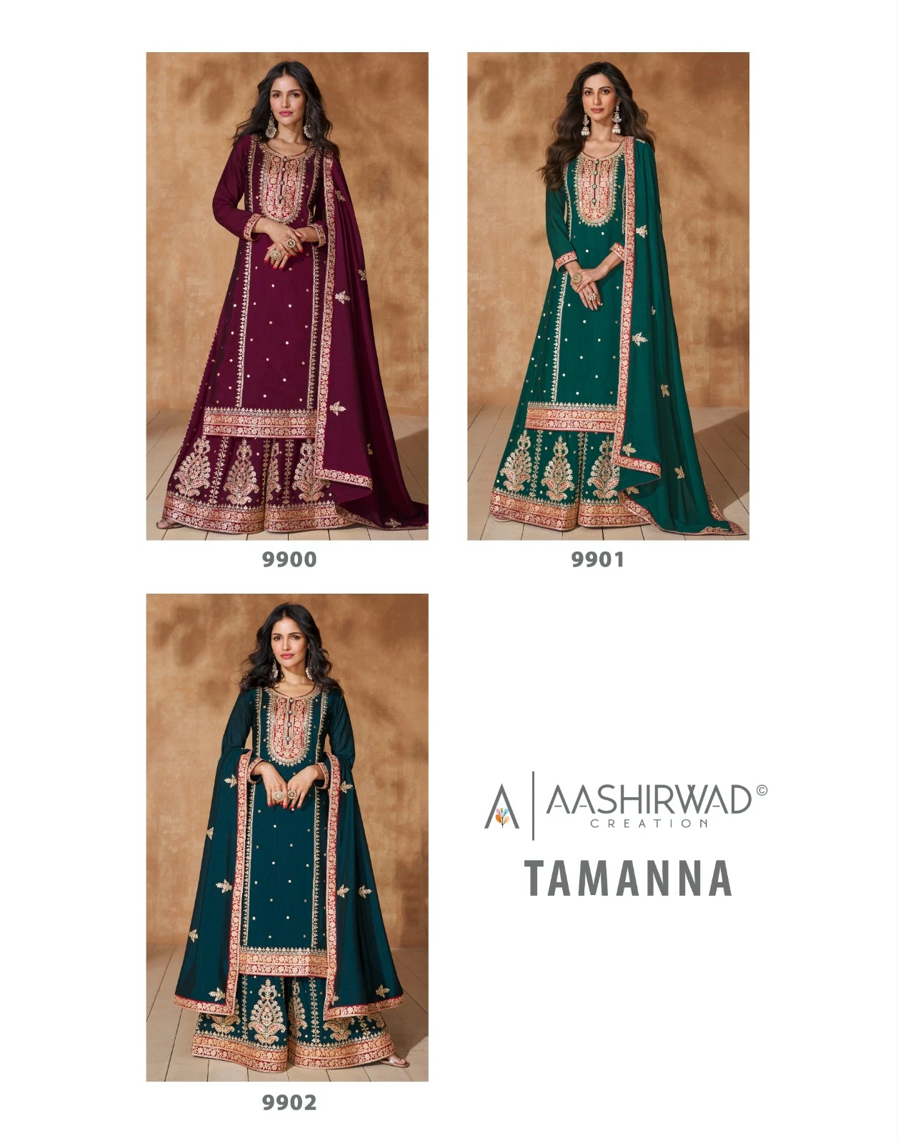 Aashirwad Tamanna Premium Silk Wholesale Designer Readymade Salwar Suit Catalog — Wholesale Salwar Suits, Aashirwad Creation wholesale from Surat — view 5